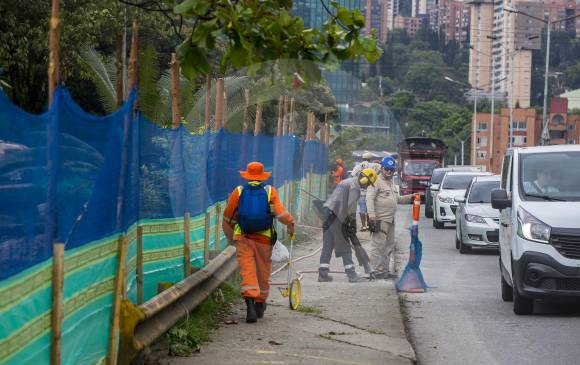 La obra tendrá un costo de $38.741 millones. Cerca de la FLA, en la carrera 80, hay trabajos. FOTO JAIME PÉREZ