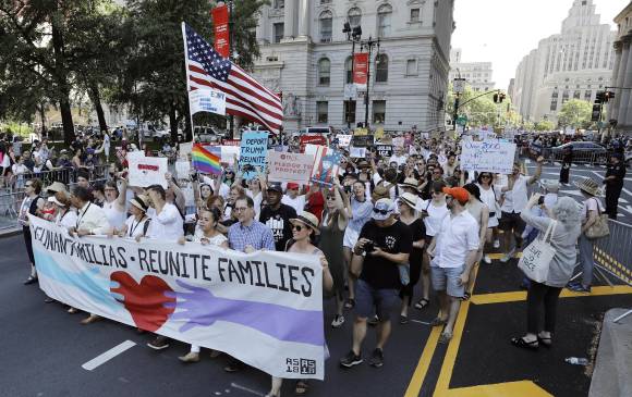 Marchas en EE.UU. contra la política tolerancia cero de Trump
