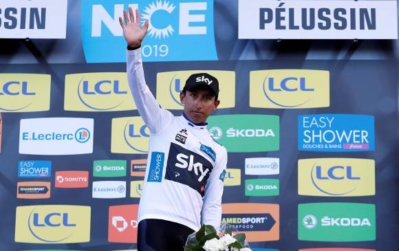 El colombiano Egan Bernal tiene como objetivo principal esta temporada el Giro de Italia, carrera en la que hará su debut. FOTO EFE
