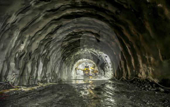 La conexión Mar 1 tiene un avance de ejecución del 61 %. En la foto: el segundo túnel de Occidente. FOTO juan antonio sánchez