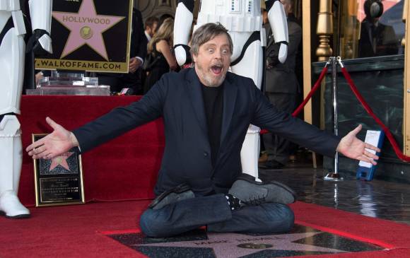 Hamill estuvo en la pasada edición de los premios Óscar. FOTOS: AFP y Reuters.