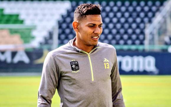 Entre un mes y mes y medio estaría por fuera de las canchas Alex Mejía. FOTO: CLUB LEÓN