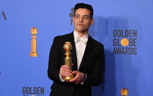 Rami Malek ganó como Mejor actor por su interpretación de Freddie Mercury. FOTO AFP