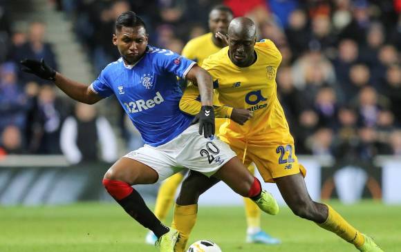 Alfredo Morelos, jugador del Rangers y de la Selección Colombia. FOTO EFE