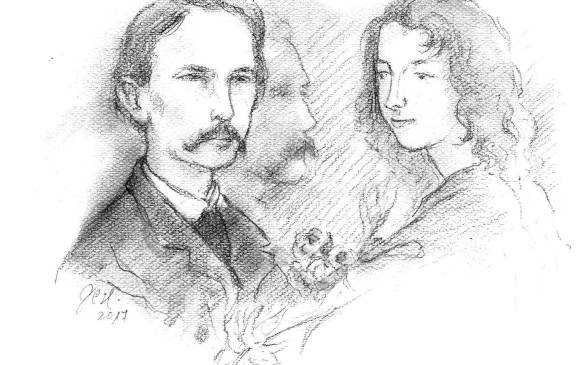 Ilustración de Jorge Cárdenas para el libro María, de Jorge Isaacs, edición conmemorativa del Fondo Editorial de Eafit.