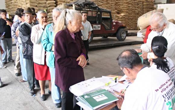 51.280 caficultores antioqueños están habilitados para votar en las elecciones cafeteras de septiembre de 2018 . Foto: Archivo.