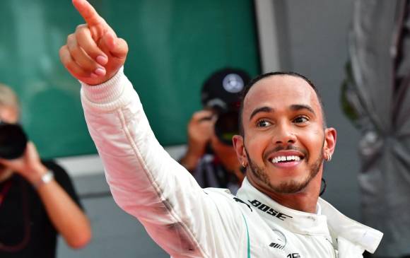 Hamilton logró su victoria 66 en F1. FOTO AFP