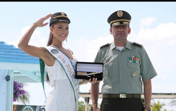 Reina de la policía: Srta. Cesar, Yudy Daniela Herrera Avendaño
