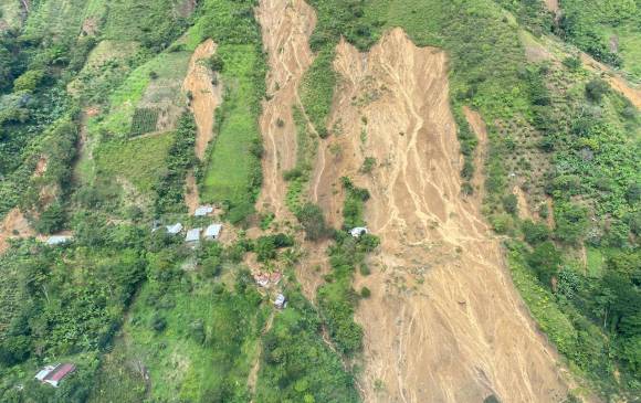 Deslizamientos de tierra y avenida torrencial en Dabeiba, Antioquia. FOTO GOBERNACIÓN DE ANTIOQUIA Deslizamientos de tierra y avenida torrencial en Dabeiba, Antioquia. FOTO GOBERNACIÓN DE ANTIOQUIA