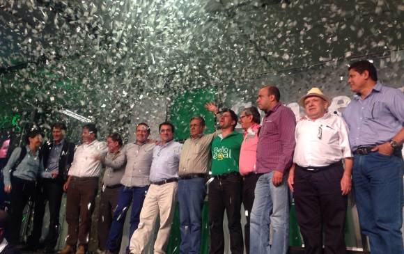 Alonso Salazar fue aclamado este sábado como candidato a la Alcaldía, con el apoyo de la Alianza Verde y la ASI. Foto cortesía