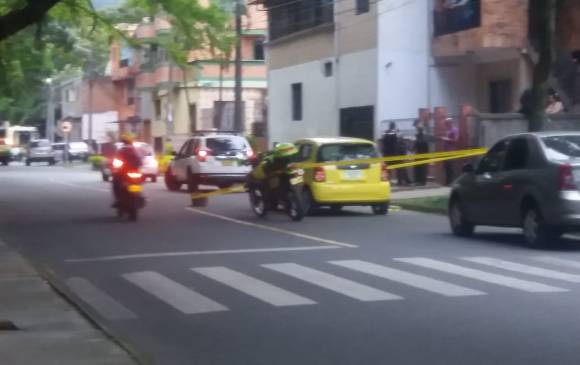 Dos personas heridas dejó un ataque en la comuna 13, este martes. Foto: Cortesía