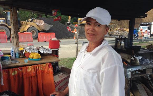 Blanca Castaño “La reina de las ventas” y sus fritos.