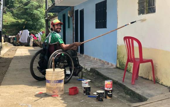 La comunidad en cada municipio se vincula a la actividad y embellece los exteriores de las viviendas. FOTO cortesía VIVA