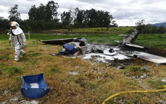 Accidente aéreo en Bogotá, sin heridos