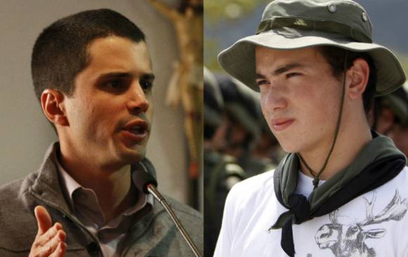 De izquierda a derecha Tomás Uribe y Esteban Santos. Foto. Colprensa