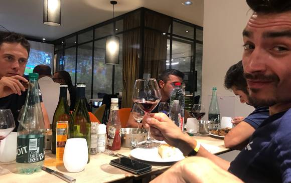 Gaviria obtuvo este martes el triunfo 18 de Colombia en la ronda francesa. FOTO: TWITTER @FNDOGAVIRIA