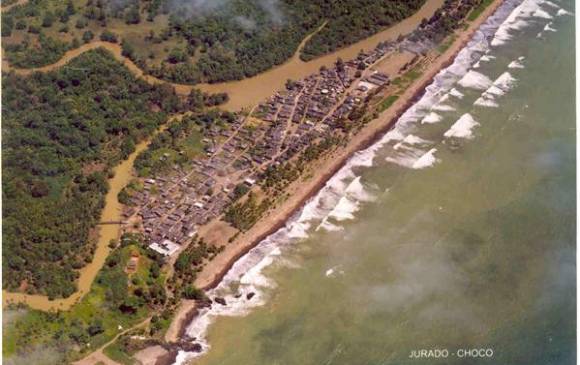 Panorámica de Juradó, Chocó, donde la comunidad denunció el plagio de seis de sus habitantes. FOTO alcaldía juradó