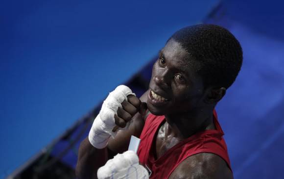 Yuberjen, el abanderado de Colombia en los Juegos Bolivarianos. FOTO COLPRENSA