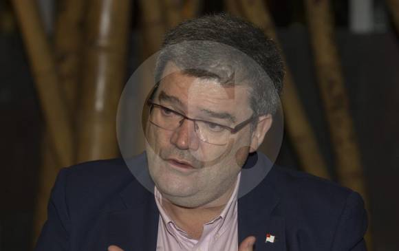 El alcalde de Bilbao, Juan Mari Aburto, explicó cómo integrar la innovación a la vida diaria de la gente. FOTO Donaldo Zuluaga.