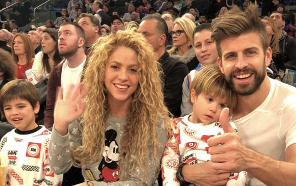Shakira y Piqué, familia feliz en Nueva York