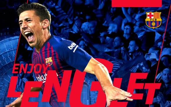 De esta manera el club azulgrana le dio la bienvenida el francés Clément Lenglet, nuevo fichaje del Barcelona. FOTO TOMADA @BARCELONAFC