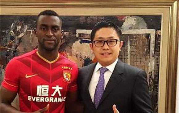 Jackson ganará un sueldo de 12,5 millones de euros por año. Quinto mejor pago del mundo. FOTO cortesía GZEvergrandeFC