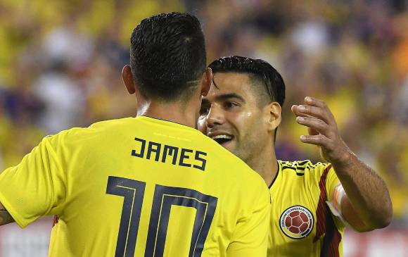 17 de los 32 goles de Falcao en Colombia fueron en amistosos. James acaricia segundo lugar histórico de goleadores. FOTO efe