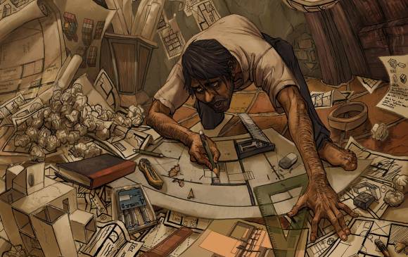 Antonio es el protagonista de Imágenes Premonitorias el volumen uno de la serie. Esta ilustración es de Re’em Camargo.