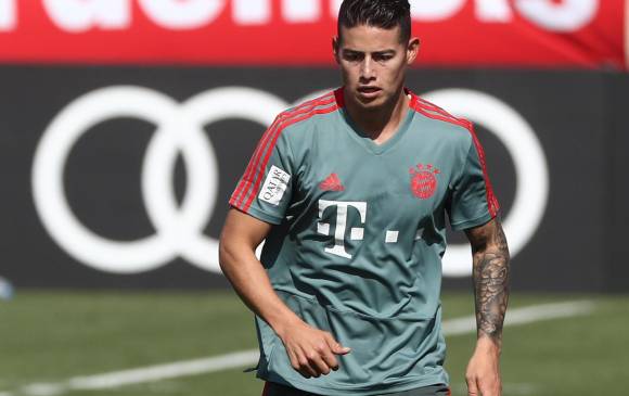 En la temporada 2018-2019 James Rodríguez ha jugado ocho partidos de Bundesliga y tres de la Champions League. FOTO AFP
