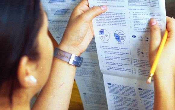 Estudiantes de bachillerato en las pruebas del estado FOTO ARCHIVO EL COLOMBIANO