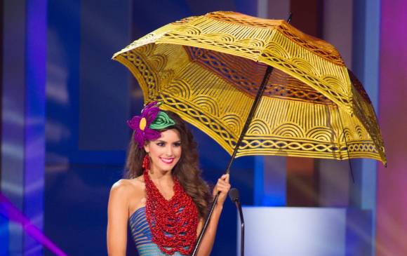 La señorita Colombia, Paulina Vega. FOTO REUTERS