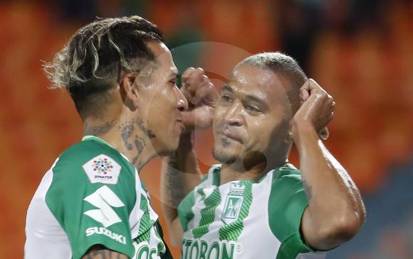 Con el gol ante Águilas Macnelly Torres llegó a 34 goles con la camiseta de Nacional, 27 de estos Liga. FOTO manuel saldarriaga