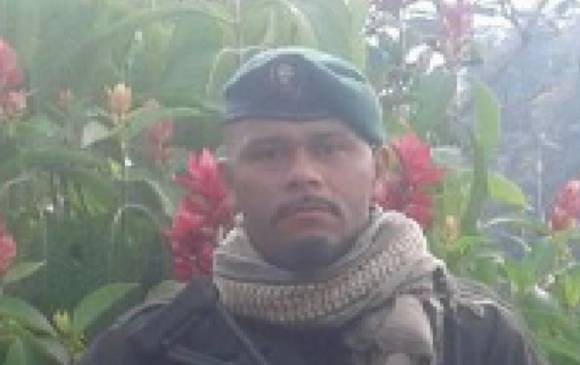 Alias “Ramiro” murió en desarrollo de operaciones militares el domingo 22 de noviembre. FOTO: Cortesía