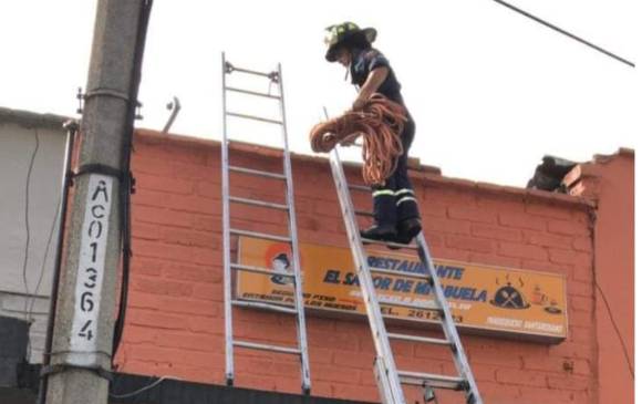 Establecimiento donde ocurrió el hecho, en el Centro de Medellín. FOTO CORTESÍA GUARDIANES DE ANTIOQUIA Establecimiento donde ocurrió el hecho, en el Centro de Medellín. FOTO CORTESÍA GUARDIANES DE ANTIOQUIA