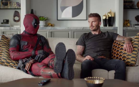 La estrategia de promoción de Deadpool 2 incluyó a David Beckham