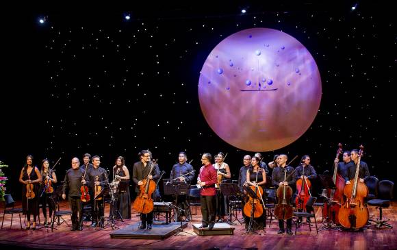 La Orquesta Filarmónica de Medellín estuvo bajo la dirección del maestro Federico Hoyos en el Festival. FOTO Cortesía Tico Angulo