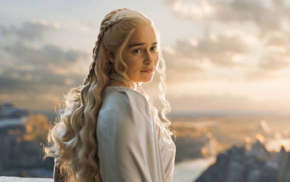 La intérprete de Khaleesi, que acaba de rodar varias escenas de la serie en Castellón (España). FOTO HBO