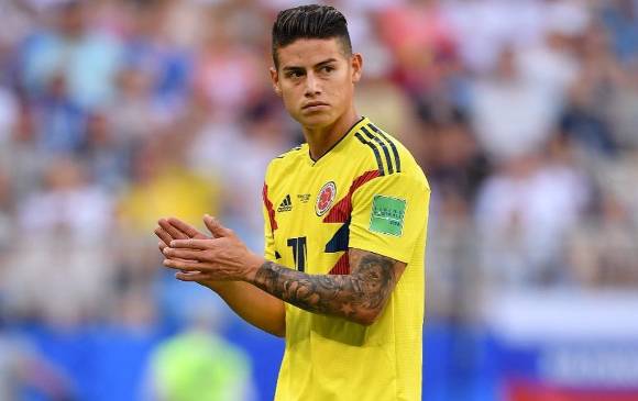Con anticipación se sabía que James Rodríguez no podría jugar ante Inglaterra. FOTO: Instagram @jamesrodriguez10