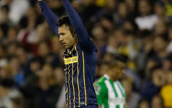 Montoya marcó el 1 - 0 en el minuto 6 del primer tiempo. FOTO AP