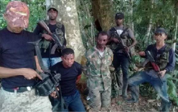 Estas fotos son evidencia de la guerra entre las Aupac, financiadas por “la Oficina”, y las disidencias de las Farc. Las víctimas que allí aparecen están desaparecidas. FOTOS cortesía policía