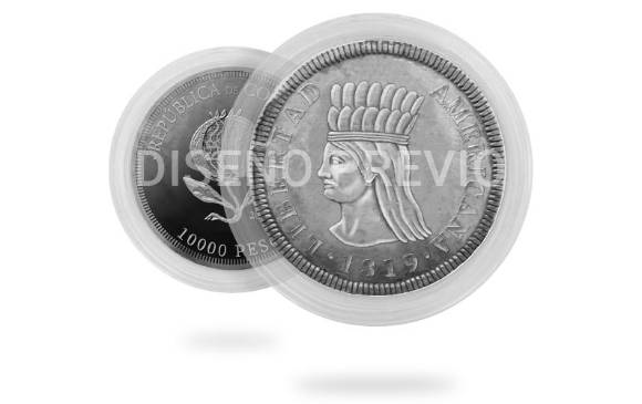 Aún se desconoce la fecha exacta de la emisión de las monedas de 10.000 pesos. FOTO: Banco de la República.