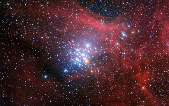 En un cúmulo se debió formar el Sol con sus estrellas hermanas. Este es el NGC 3293 hacia la constelación Carina, a unos 9.000 años luz. FOTO eso