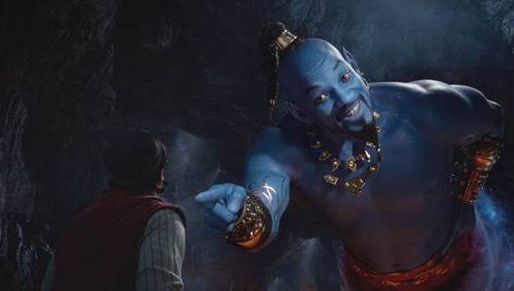 Esta es la imagen oficial que comparte Disney de su cinta Aladdín que se estrenará en Colombia el 23 de mayo.