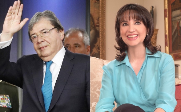 Carlos Holmes Trujillo y Claudia Blum llegan al Ministerio de la Defensa y a la Cancillería, respectivamente, con numerosos retos en lo técnico y lo político. FOTOS efe y colprensa