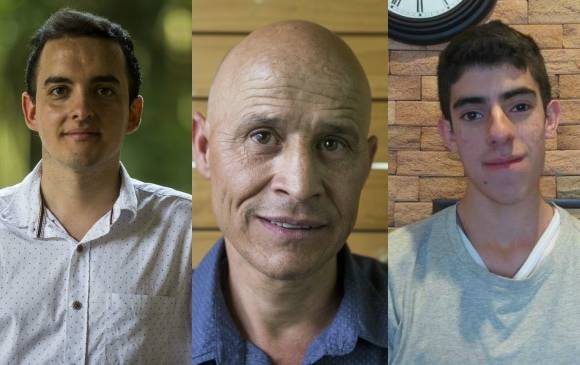 John Alexander Echeverri (docente) - Adolfo García (ingeniero ambiental) - John Fredy Sepúlveda (estudiante de Ingeniería Mecánica)