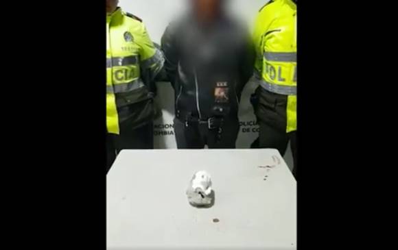 FOTO Captura del video compartido en redes por la Policía Metropolitana de Bogotá