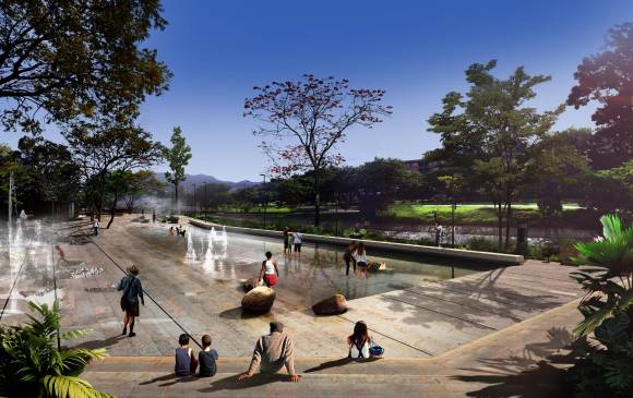 Plaza de agua de la etapa 1B, nueva controversia en Parques del Río