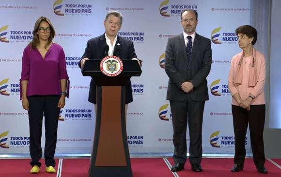 El presidente Juan Manuel Santos rechazó la cartilla elaborada por Naciones Unidas. Revisión de manuales debe continuar. FOTO Cortesía 