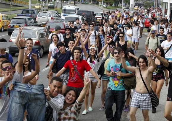 Así marcha los jóvenes en ropa interior