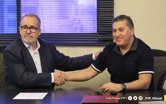 El portugués José Peseiro es el nuevo seleccionador de Venezuela. FOTO CORTESÍA FVF